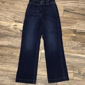 Judy Blue Dark Indigo Wide Leg Jeans